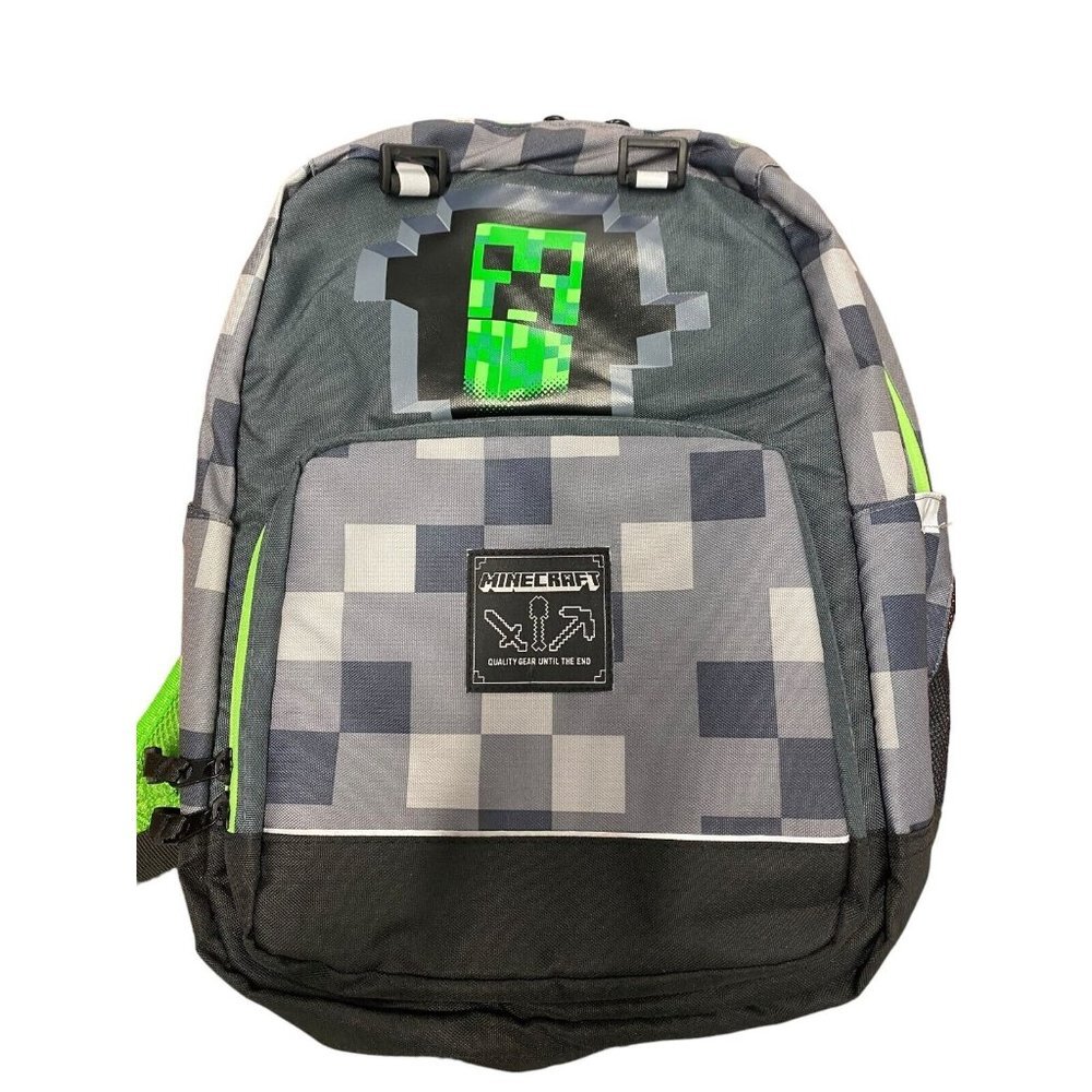 NEW Minecraft Creeper School Children’s Backpacks w/ Tags
